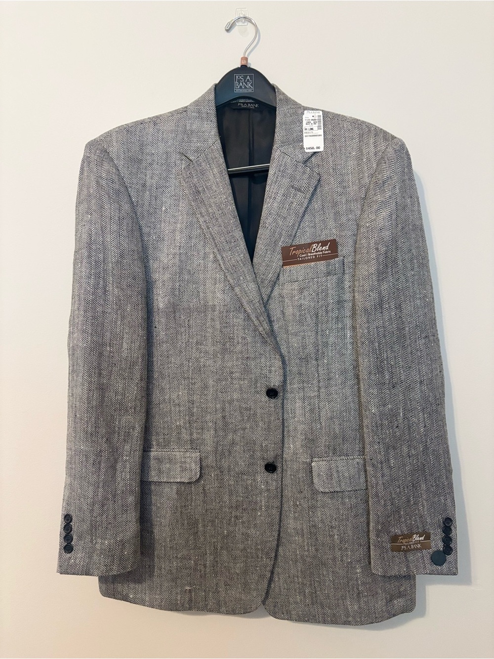 Jos. A. Bank Gray Textured Sport Coat